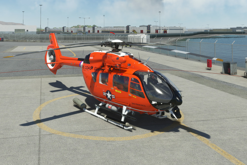 HPG Airbus H145 AP Livery "USCG San Francisco EMS, Firefighting, Offshore, Civilian Cargo" - Image 1