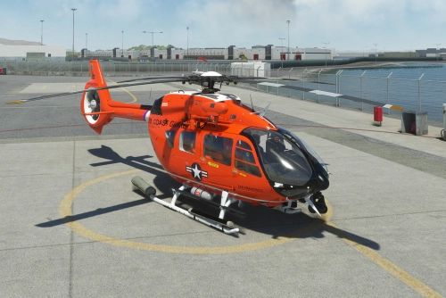 HPG Airbus H145 AP Livery "USCG San Francisco EMS, Firefighting, Offshore, Civilian Cargo"