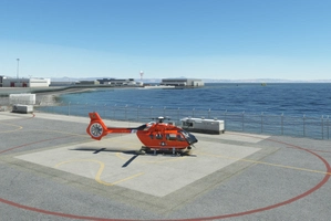 HPG Airbus H145 AP Livery "USCG San Francisco EMS, Firefighting, Offshore, Civilian Cargo" thumbnail 3