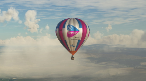 HPG Hot Air Balloon Repaint Livery: intel G-TRIG