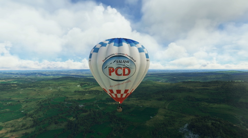 HPG Hot Air Balloon Repaint Livery: Salami PCD SP-BFC