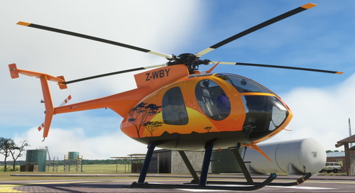 Hughes MD500E CowanSim Z-WBY SUNRISE