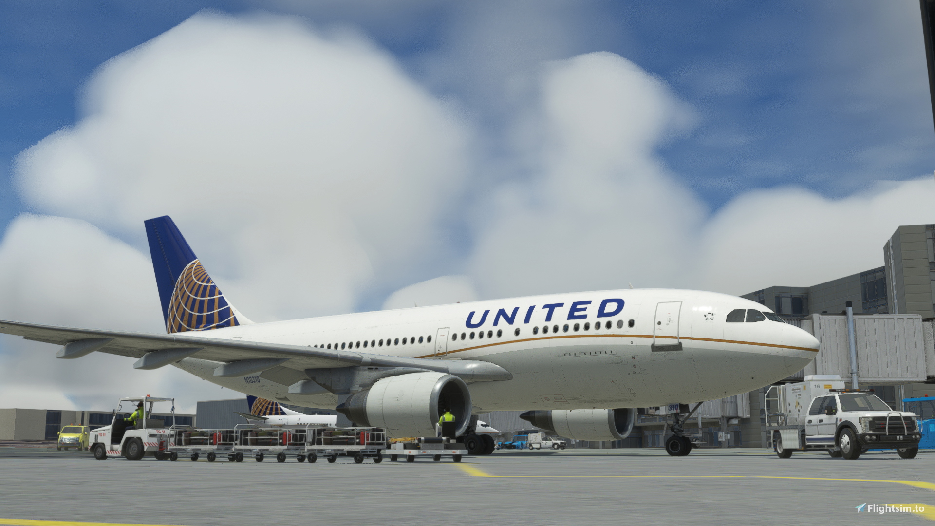 [DISCONTINUED] - iniBuilds Airbus A310-300 United Airlines Unicon New Livery - Image 1