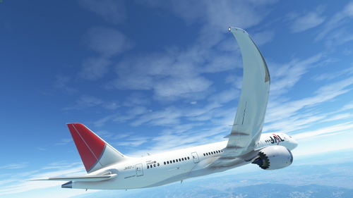 Japan Airlines Arc of Sun 787 太陽のアーク787テスト機（JA821J)