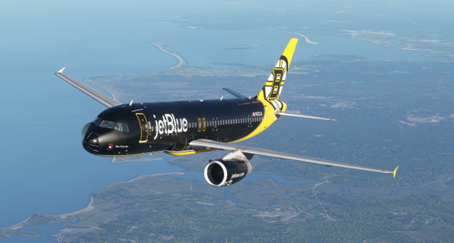 JetBlue "Bear Force One" (Boston Bruins) - LatinVFR A320