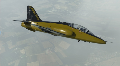 Just Flight Hawk T1 for flight sim community Airbrakes. 