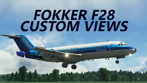 JustFlight Fokker F28 Custom Views