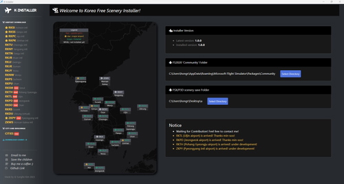 K-Installer (Korea Scenery All in One Installer)