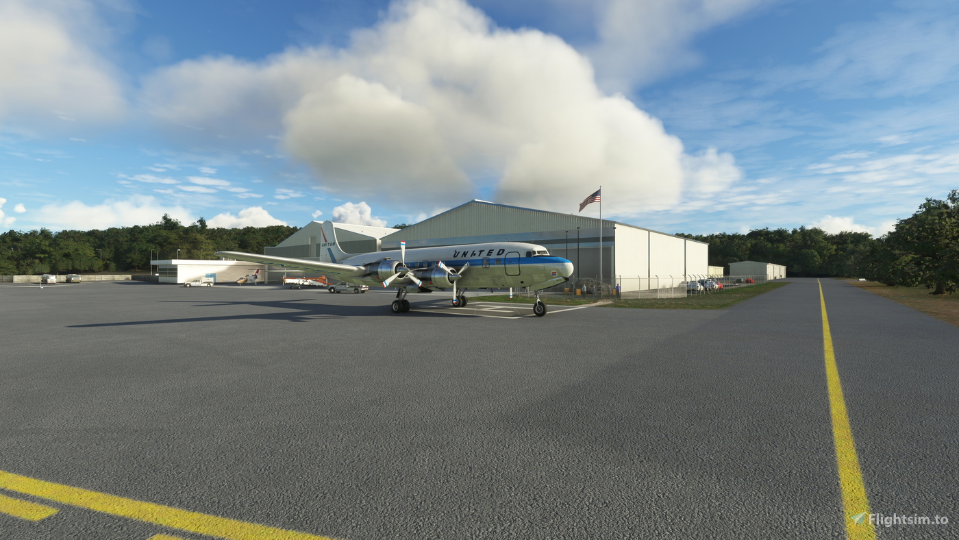 KBED - Laurence G Hanscom Field, Bedford, MA, USA for Microsoft Flight ...