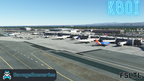 KBOI FSLTL Static Aircraft