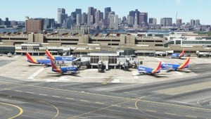 KBOS FSLTL Static Aircraft thumbnail 2