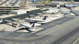 KBOS FSLTL Static Aircraft thumbnail 3