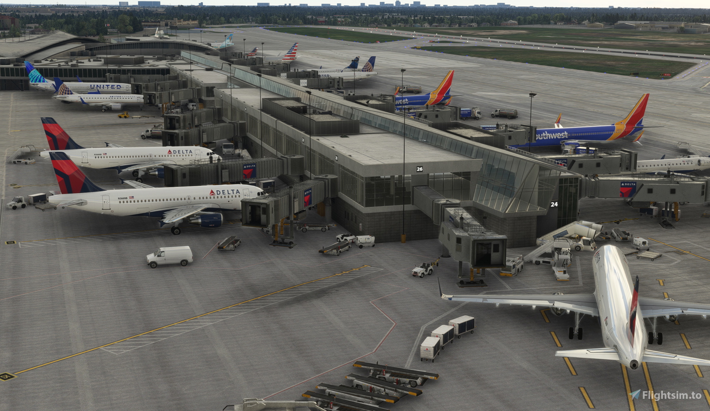 KBUF FSLTL Static Aircraft for Microsoft Flight Simulator | MSFS