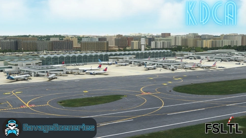 KDCA FSLTL Static Aircraft