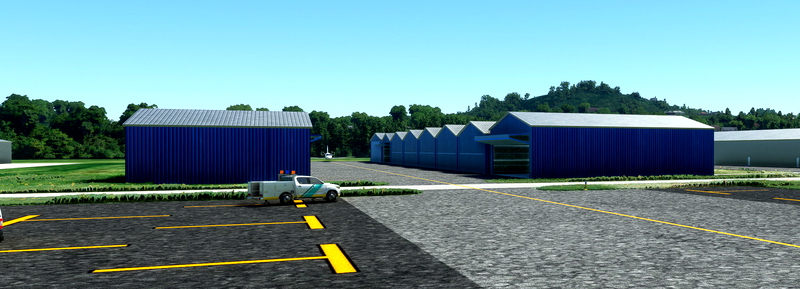 KDKX Knoxville Downtown Island and Airport for Microsoft Flight