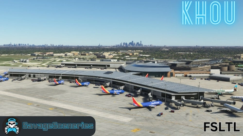 KHOU FSLTL Static Aircraft