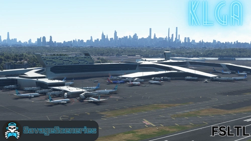 KLGA FSLTL Static Aircraft