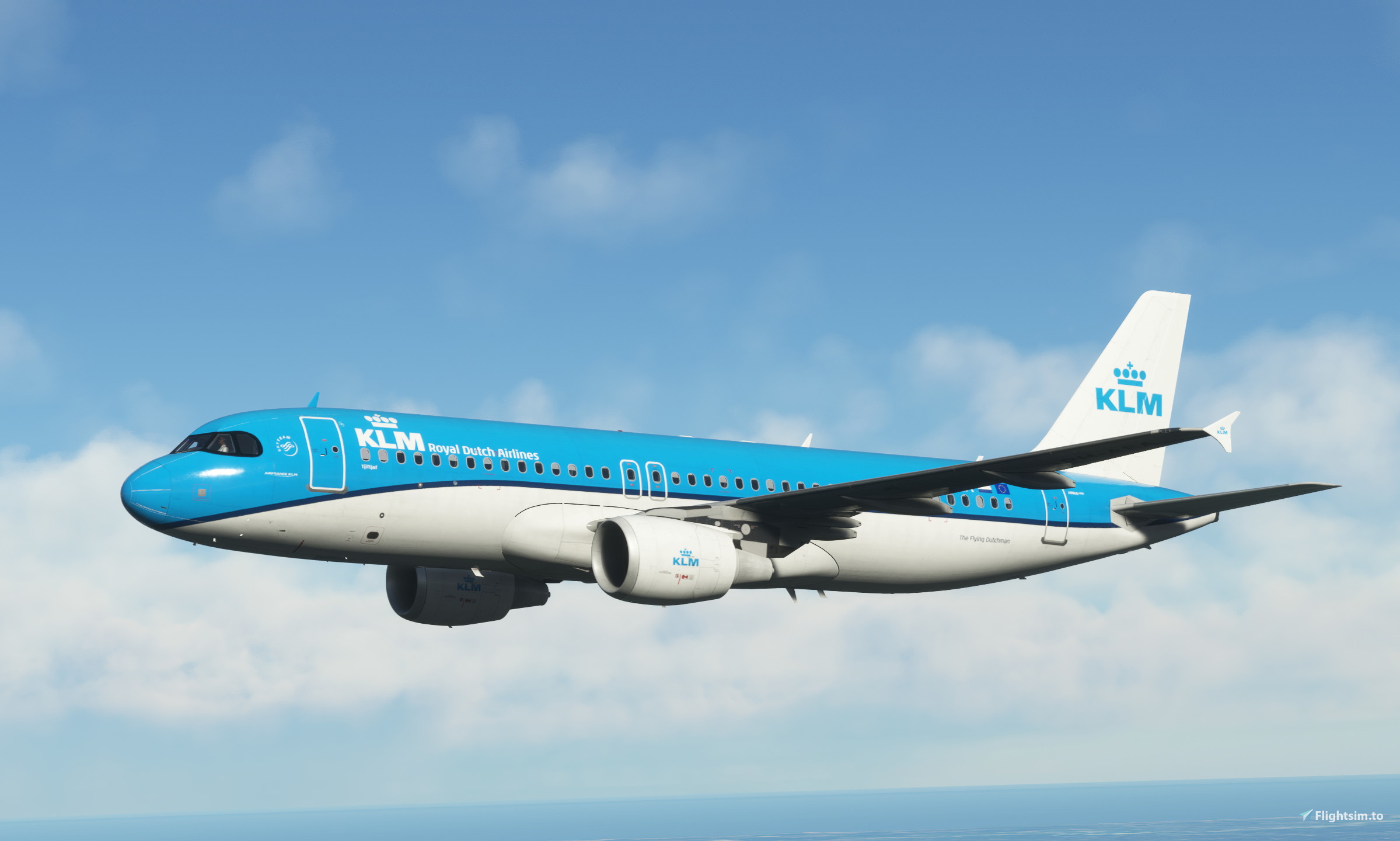 KLM  Airbus A320 - PH-AEA - 8K + 4K - w/Cabin - Fenix A320 V2 - Image 1