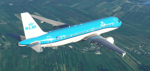 KLM  Airbus A320 - PH-AEA - 8K + 4K - w/Cabin - Fenix A320 V2 thumbnail 7