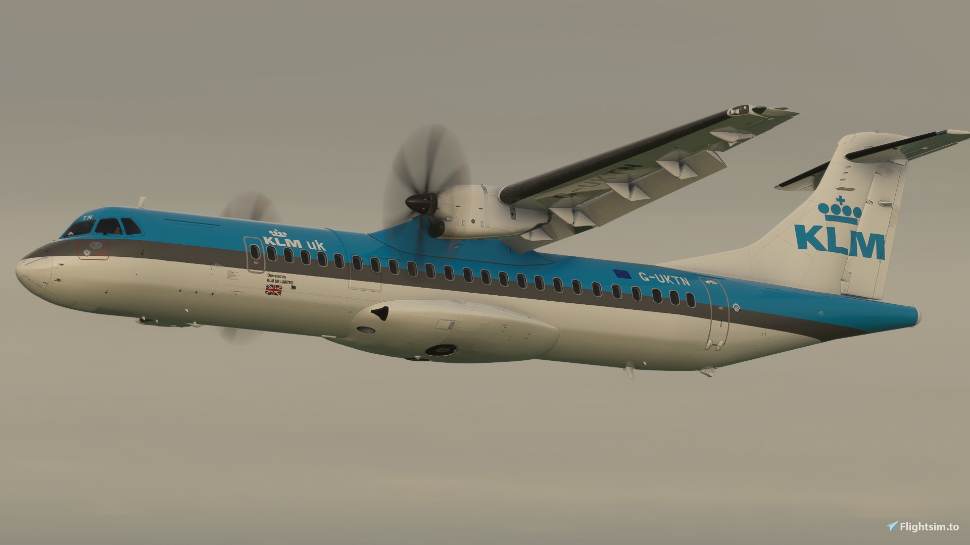 KLM uk | G-UKTN | Asobo ATR 72-600 - Image 1