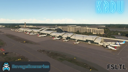 KRDU FSLTL Static Aircraft