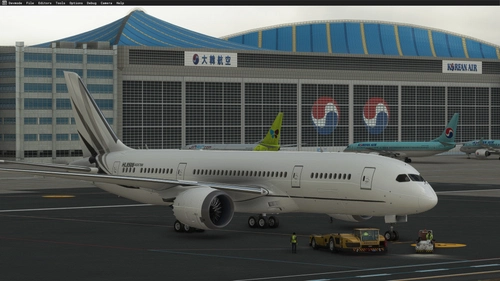 KOREAN AIR BBJ (USING SAMSUNG) HL8508 KURO B787-8