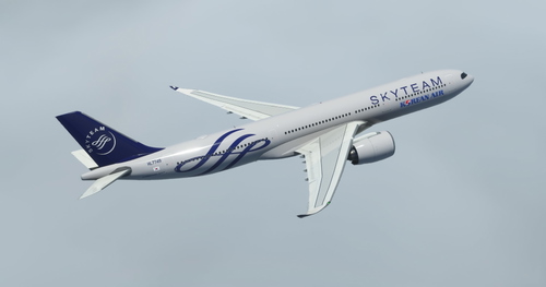 Korean Air "Skyteam livery" Headwind A330-900