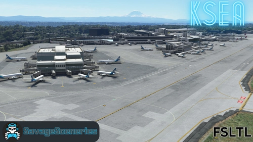 KSEA FSLTL Static Aircraft