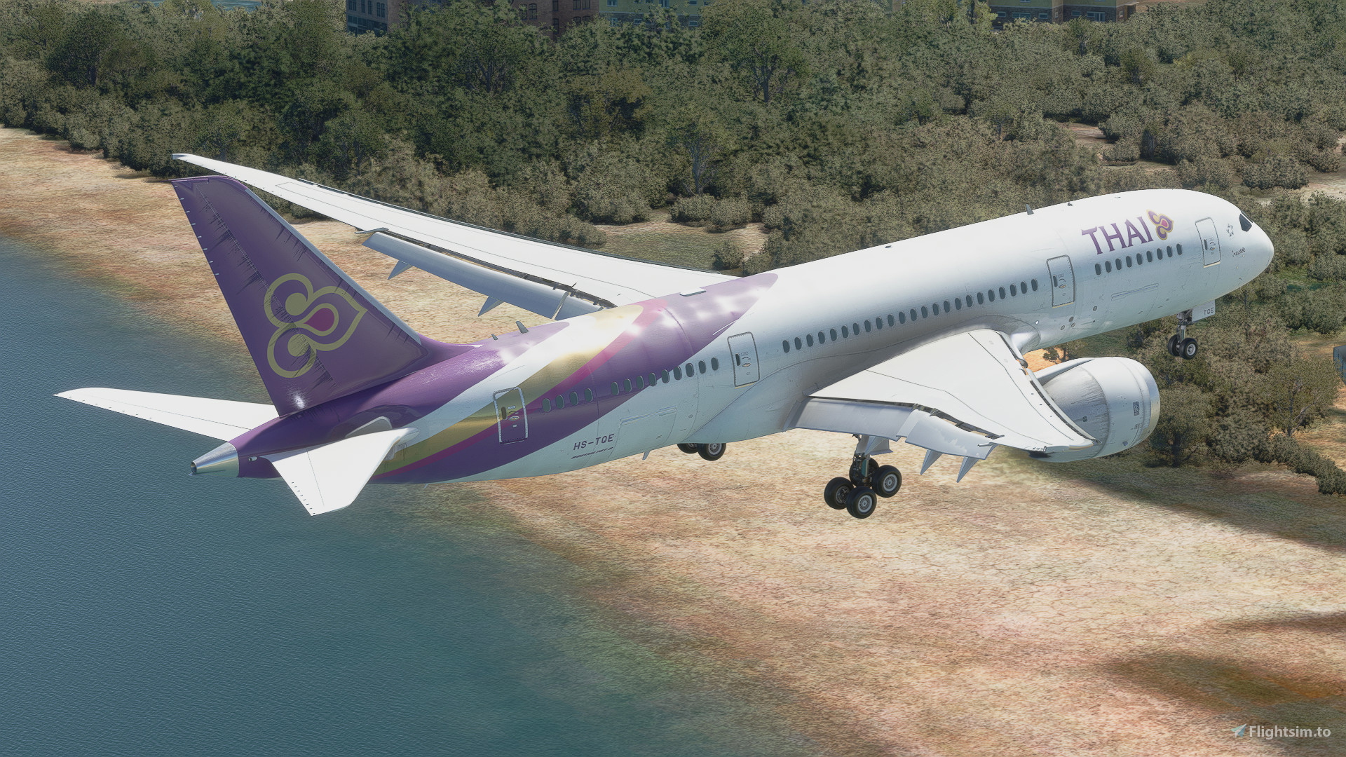 Kuro B787-8 Thai Airways HS-TQE for Microsoft Flight