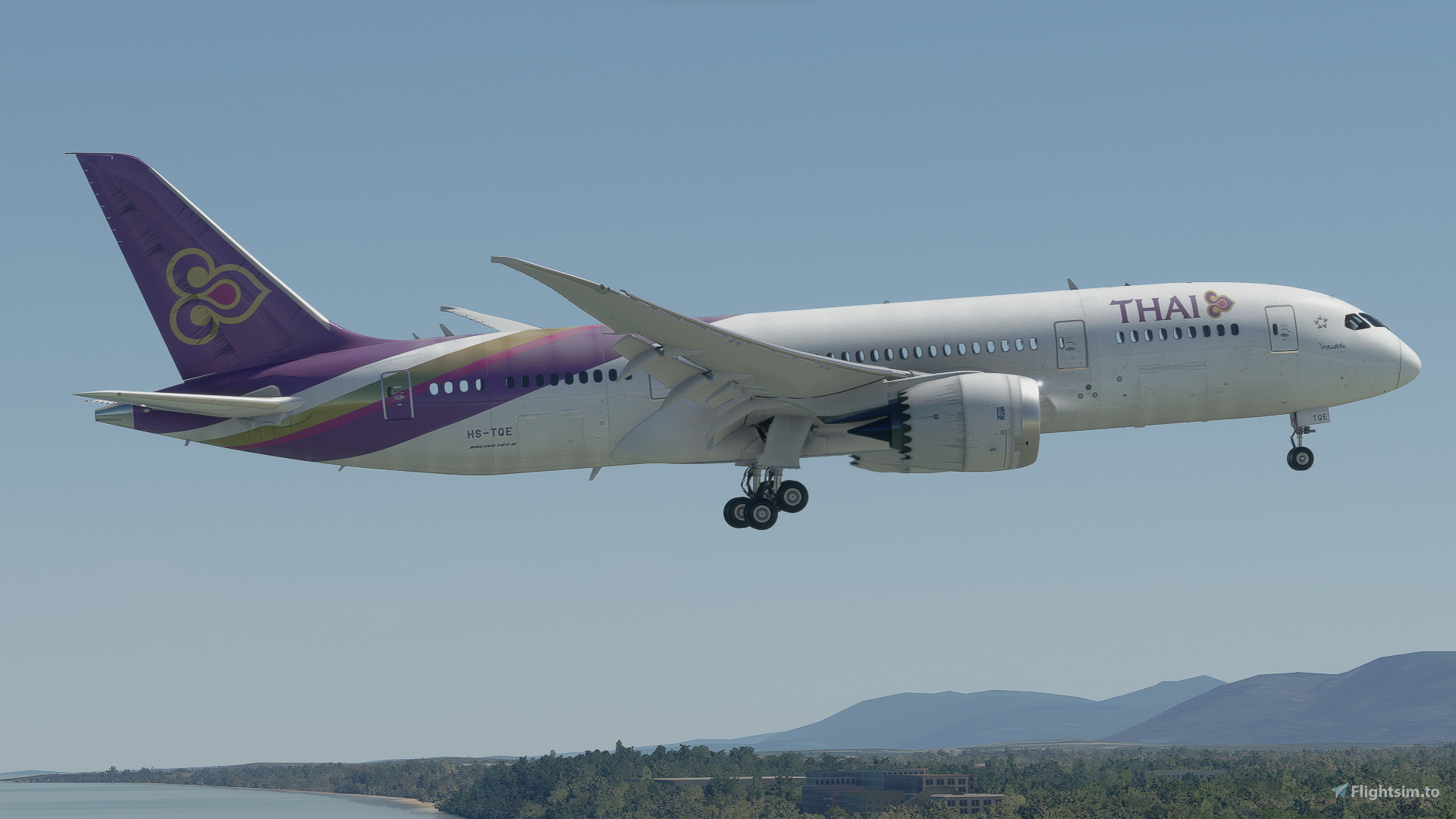 Kuro B787-8 Thai Airways HS-TQE for Microsoft Flight