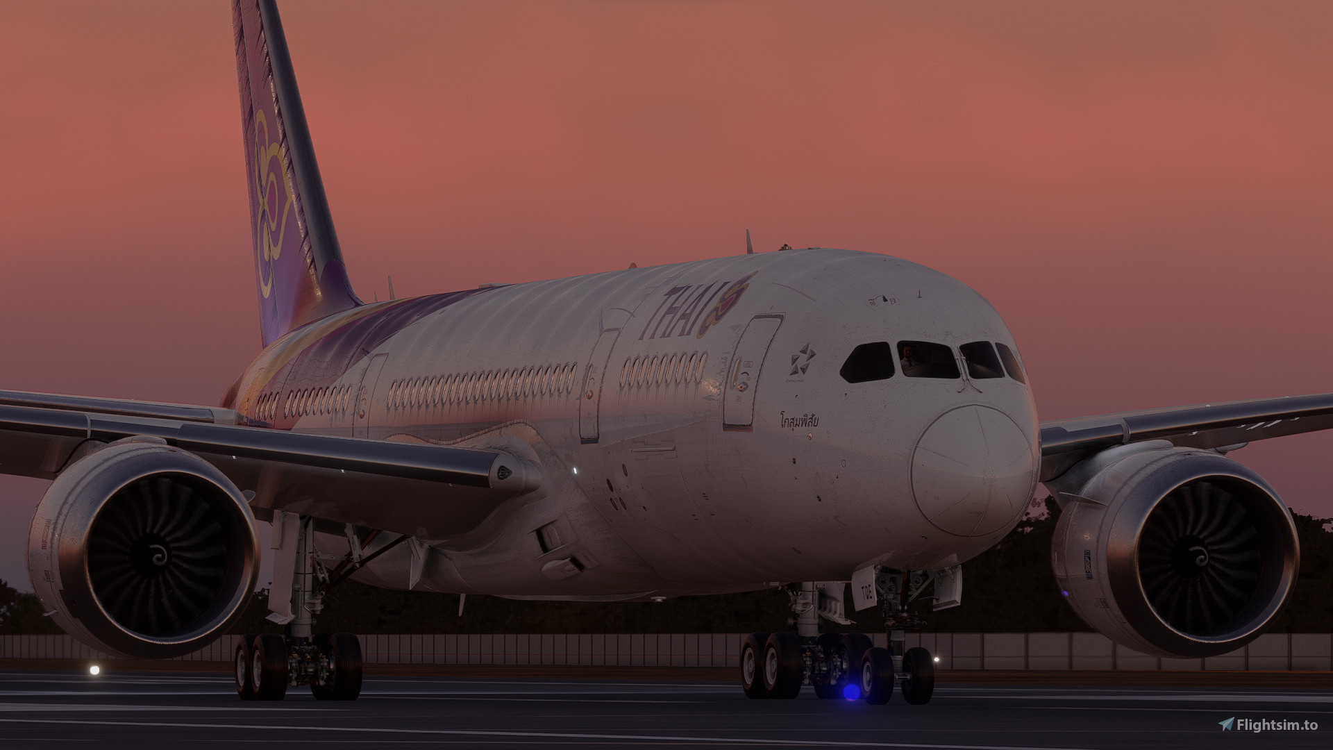 THAI航空 Boeing 787-8 Dreamliner 1/500 Boeing 787-8 Dreamliner Thai Airways | Modelsnavigator.com