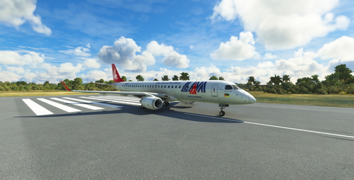 LAM Embraer 195 (virtualcol)