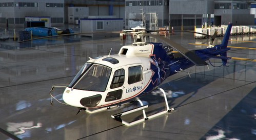 LifeNet Virtual Airline Livery for the Cowan Sim H-125