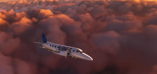 Link Airways EMB 110 Fictional Meant to look like SAAB 340B