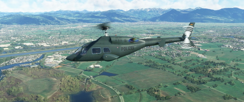 Livery Bell 222B Polizei Green