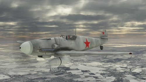 Livery FlyingIron  Soviet bf109 #2 Captured Stalingrad 1943