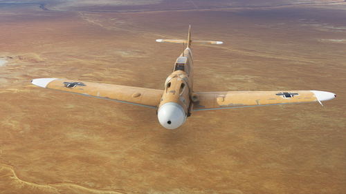 Livery FlyingIron bf-109 Desert Camo with Historical Markings