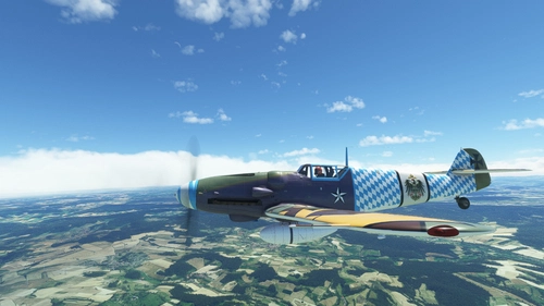 Livery FlyingIron bf-109 in WW1 Colors (Fictional)