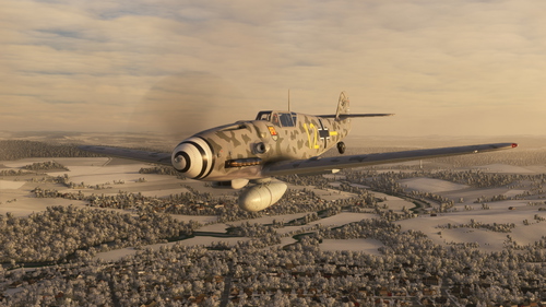 Livery FlyingIron bf-109 Yellow 12