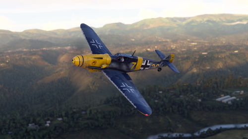 Livery FlyingIron Bf-109 Yellow Dragon (Fict)
