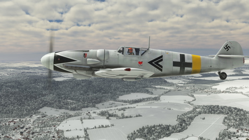 Livery FlyingIron bf109 Erich Hartmann