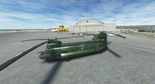 Livery RCAF CH-47 Chinook for the MSSCENERY version