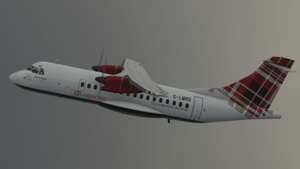 Loganair (G-LMSA & -SB) - Asobo ATR 42-600 thumbnail 5