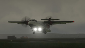 Loganair (G-LMSA & -SB) - Asobo ATR 42-600 thumbnail 7