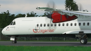Loganair (G-LMTA) - Asobo ATR 72-600 thumbnail 4
