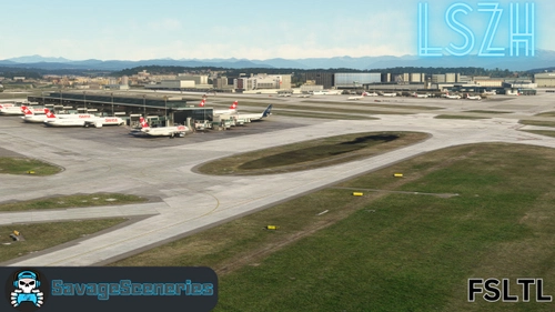 LSZH FSLTL Static Aircraft