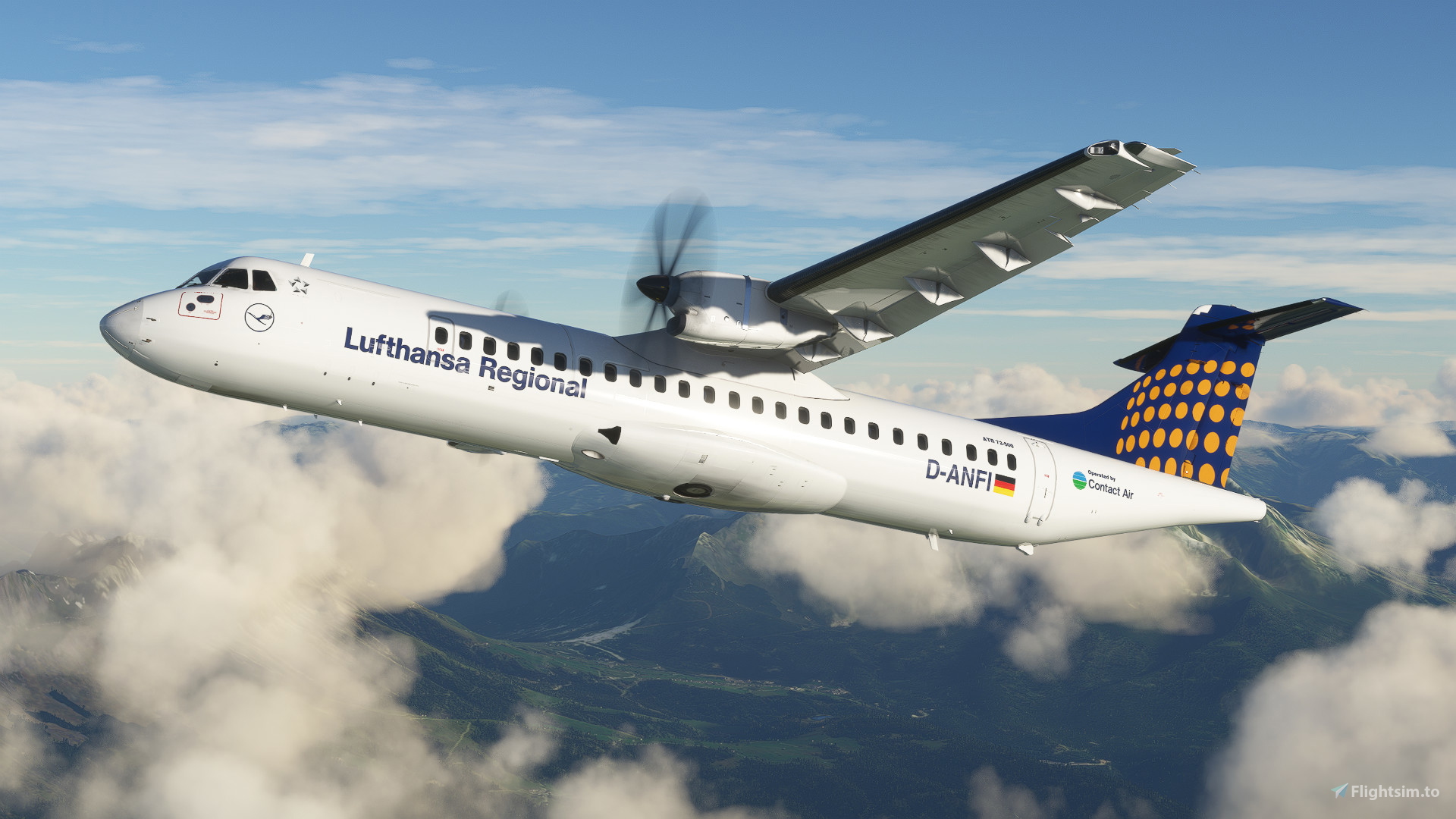 Lufthansa Regional [D-ANFI] Asobo ATR72 8K - Aircraft Liveries for