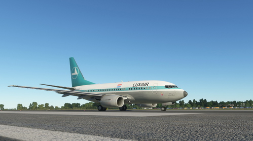 LUXAIR RETRO LX-LGI "PRINCESSE MARIE ASTRID" PMDG 737-600