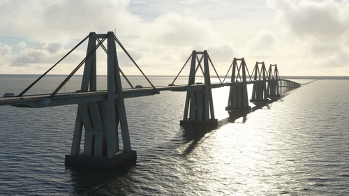 Maracaibo bridge / General Rafael Urdaneta Bridge