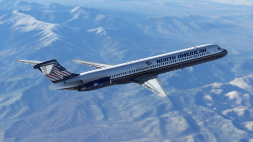 Md-83 North American Air lines N183NA